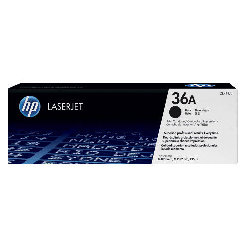 HP 36A Black Original LaserJet Toner Cartridge