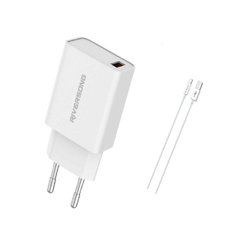 Riversong AD29-T SafeKub D8 18W Adapter with Type-C Cable Price in Dhaka, Bangladesh