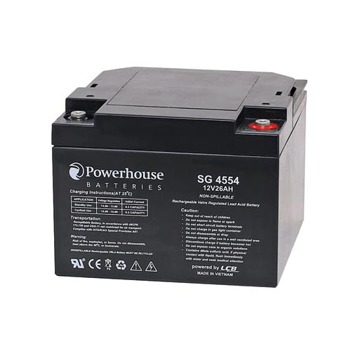 PowerHouse SG4554 12V-26Ah Deep Cycle Gel Type Battery in Bangladesh