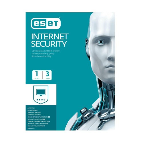 ESET Internet Security Single User Three Years License Antivirus