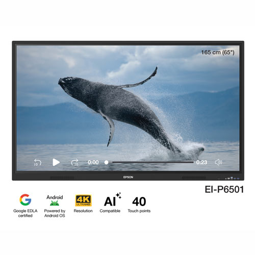 Epson EI-P6501 PowerBoardPRO 65″ 4K UHD Interactive Flat Panel Display Price in Bangladesh