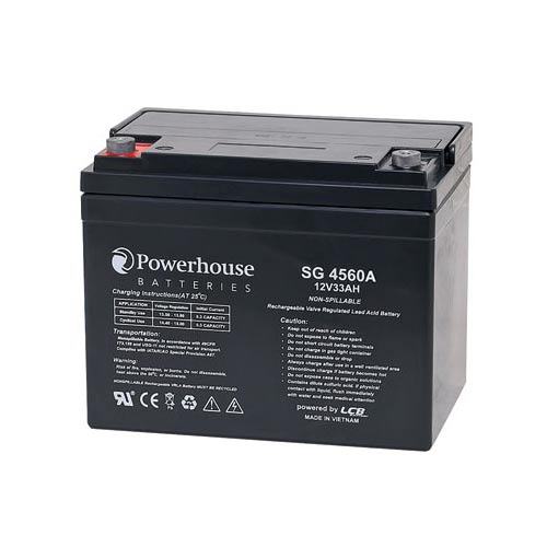 PowerHouse SG4560A 12V-33Ah Deep Cycle UGEL Type Battery in Bangladesh