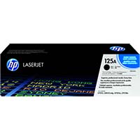 HP 125A Original Black LaserJet Toner Cartridge, CB540A