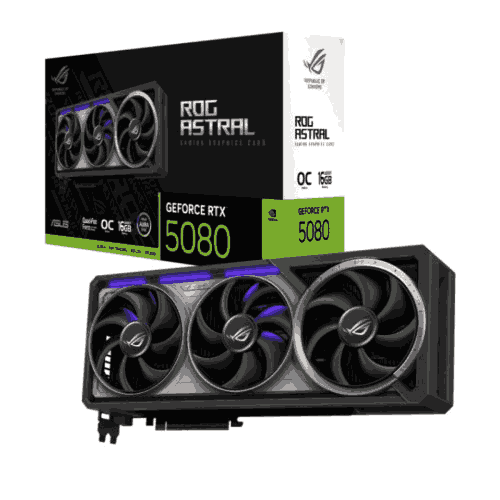 ASUS ROG Astral GeForce RTX 5080 16GB GDDR7 OC Edition Graphics Card