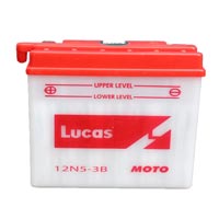 Lucas Moto RB12N5-3B 12V-5.5AH SMF Vehicle Battery