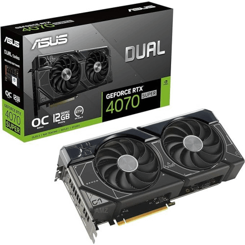 ASUS Dual GeForce RTX 4070 SUPER OC Edition 12GB GDDR6X Graphics Card