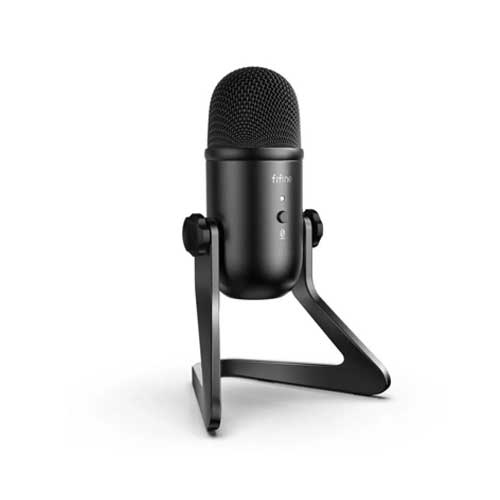 FIFINE K678 Studio USB Microphone with Live Monitoring