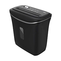 Deli E9945 6 Sheet Black Paper Shredder Machine