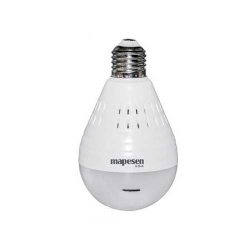Mapesen VR-IP0H300-L4 360 Degree Panoramic WiFi SD Card Bulb Camera