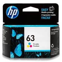 HP 63 Tri-Color Original Ink Cartridge (F6U61AN/F6U61AA)