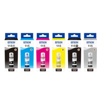 Epson 115 EcoTank 6-Colour (Full Set) Ink Bottle