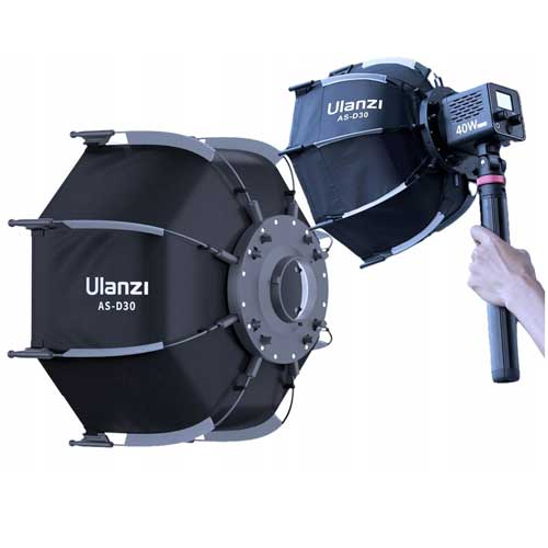 Ulanzi AS D30 30cm Mini Bowens Mount Octagon Softbox