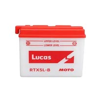 Lucas RTX5L-B 12V-5Ah Motorcycle Battery